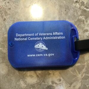 Luggage Tag - Veterans Affairs - National Cemetery Administration